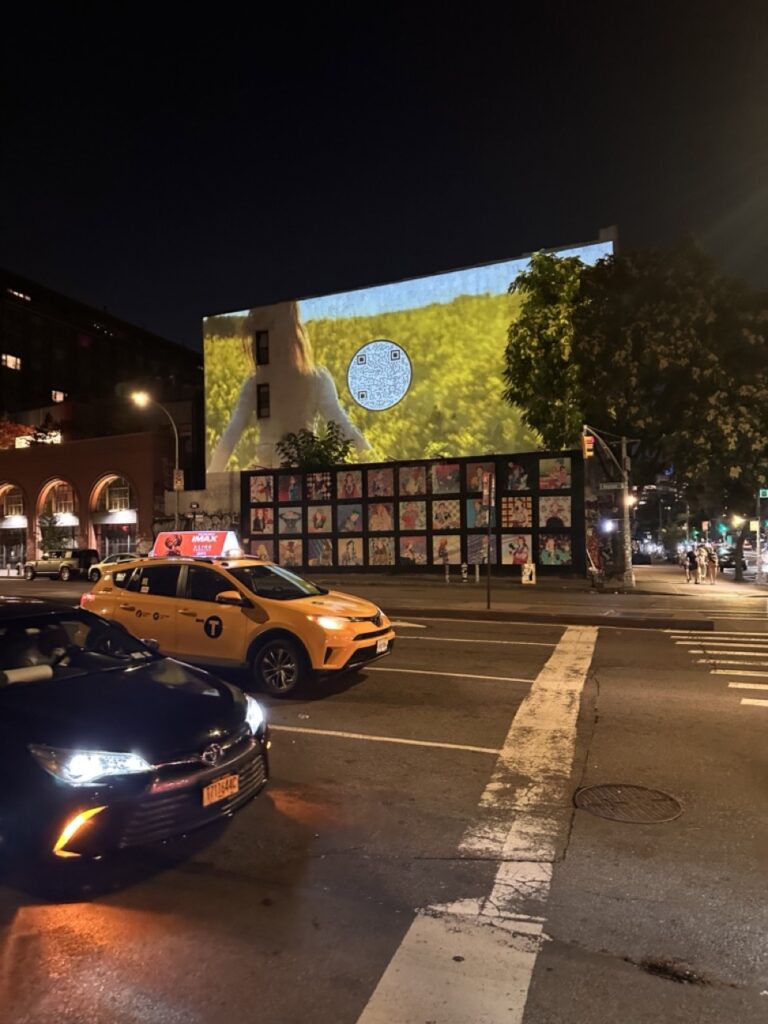 Guerrilla marketing Projections New York 